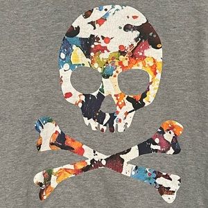 Robert Graham Men's Knockout Skull Graphic Sweatshirt, Size Medium